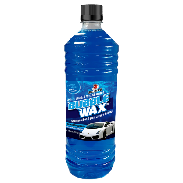 Shampoo Espumante 2 En 1 Con Cera Para Autos Y Motos pH Neutro 900 ml