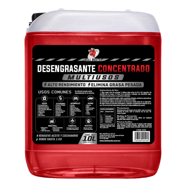 Desengrasante Concentrado Multiusos Alto Rendimiento APC 10L