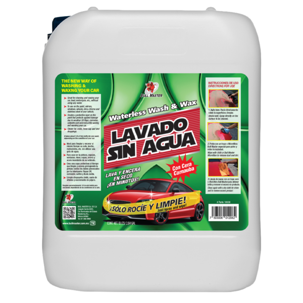 Lavado En Seco Con Cera Carnauba Para Autos y Motos 10L