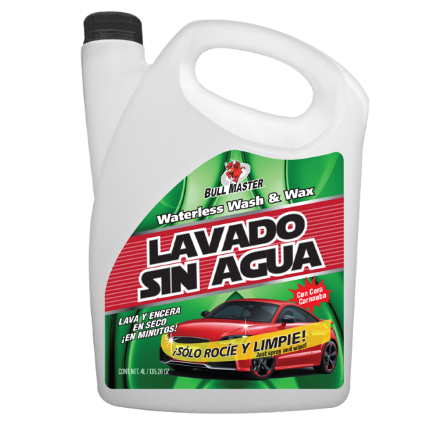 Lavado En Seco Con Cera Carnauba Para Autos y Motos 4L